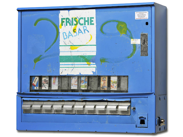 Foto eines alten Kaugummiautomaten